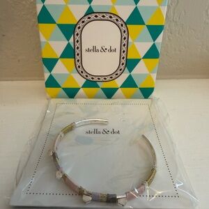 Stella & Dot Bracelet - Silver and Gold